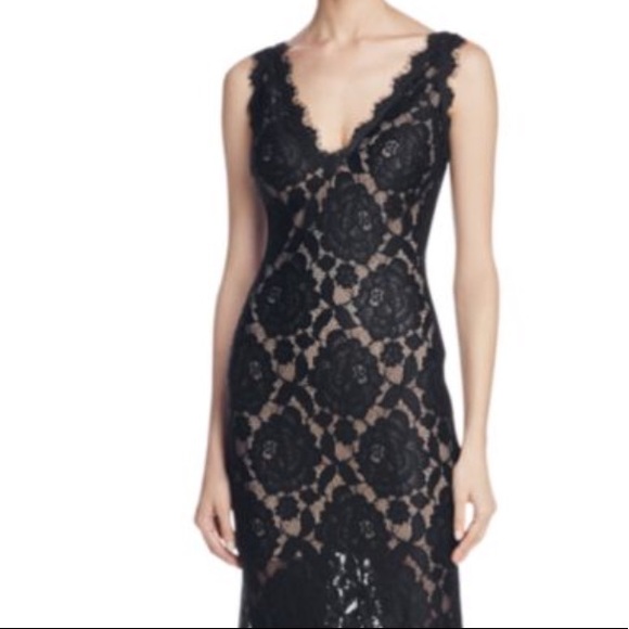 V-Back Lace Gown - Picture 2 of 3